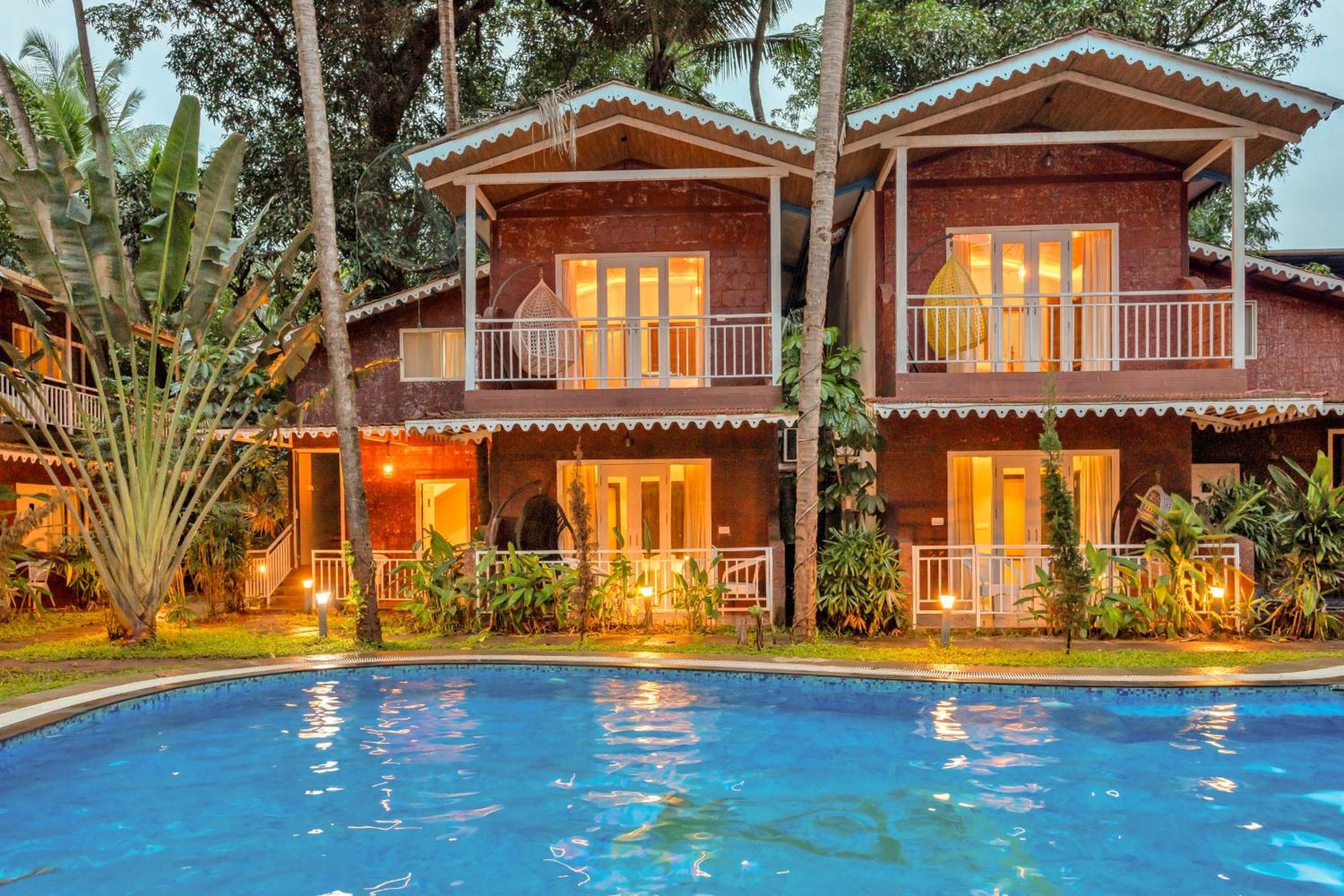 Skon Morjim Beach Resort By Orion Hotels Old Goa Bagian luar foto