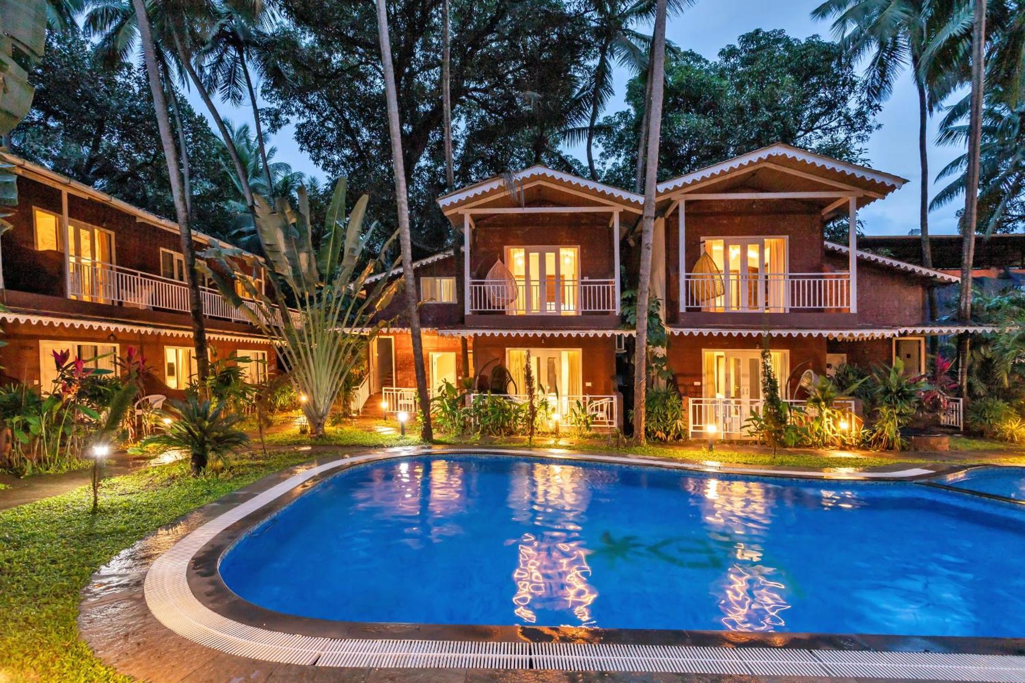 Skon Morjim Beach Resort By Orion Hotels Old Goa Bagian luar foto